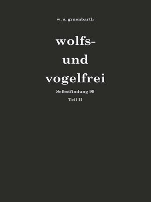 cover image of wolfs- und vogelfrei